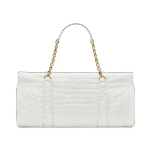 Saint Laurent Gloria Quilted Jacquard Tote Bag
