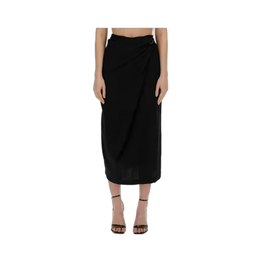 Alysi Twisted Midi Skirt