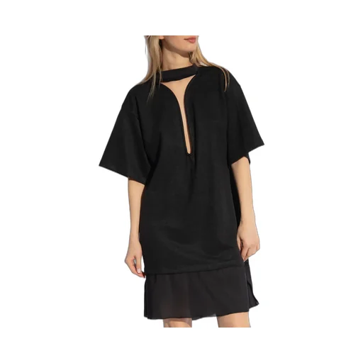 Victoria Beckham Frame Cut-Out T-Shirt Dress