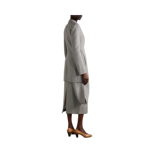 Long-Sleeved Suit Coat