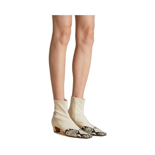 Khaite Square Toe Ankle Boots