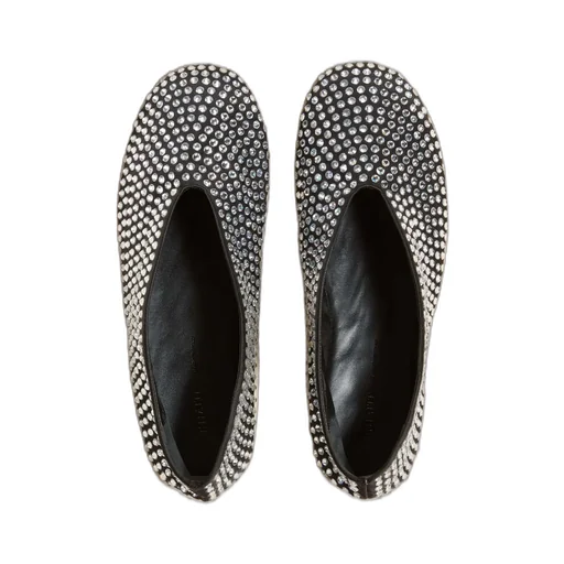 Khaite Marcy Logo Plaque Ballet Flats