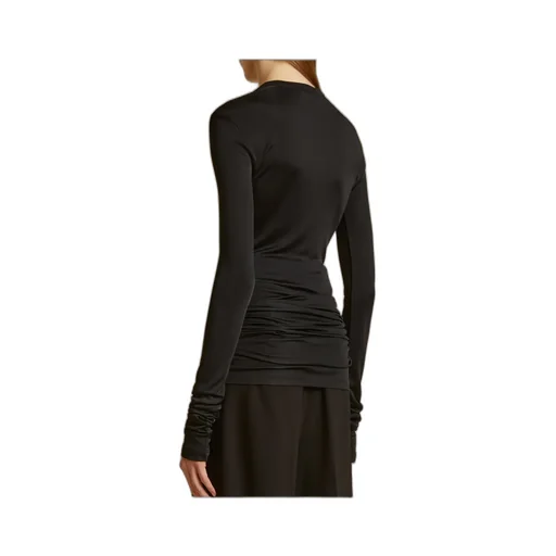 Long-Sleeved Button T-Shirt