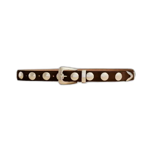 Khaite Benny Stud Embellished Buckle Belt