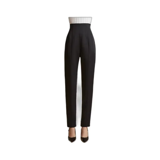 High-Waisted Pipe Pants