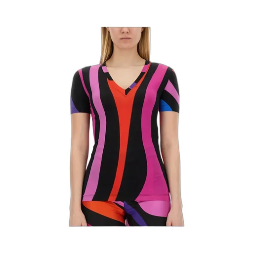 Pucci Swirl Pattern T Shirt