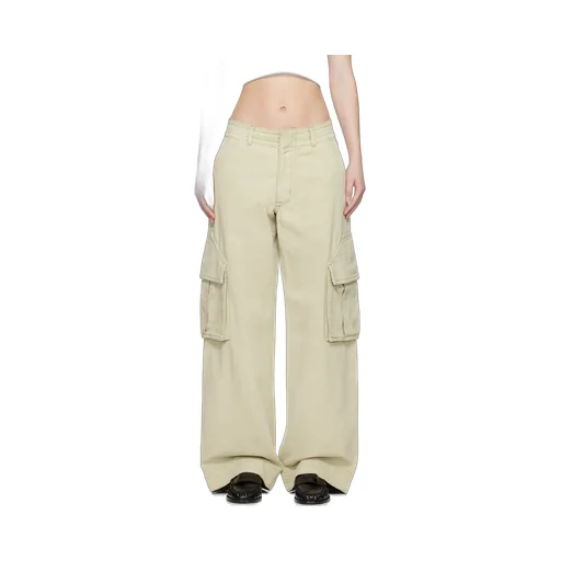 Casual Pants With Waist And Loop Straps