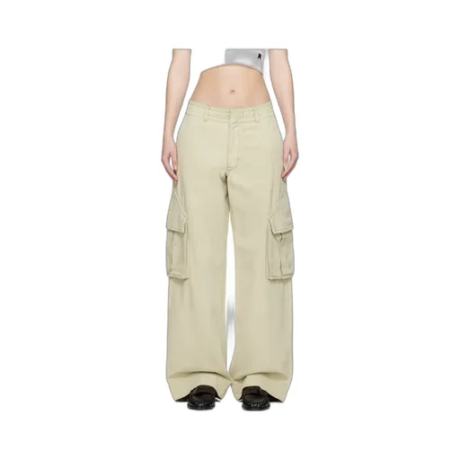 Casual Pants With Waist And Loop Straps
