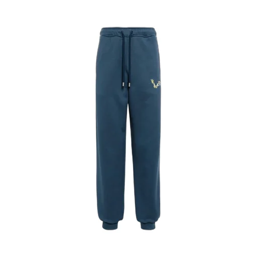 Logo-Print Cotton Track Pants