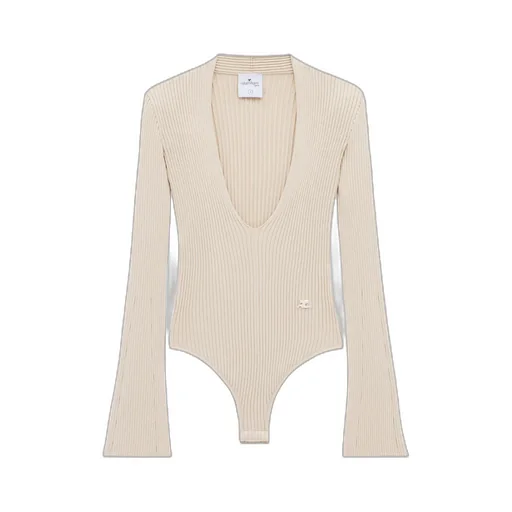 Ribbed-Knit Bodysuit