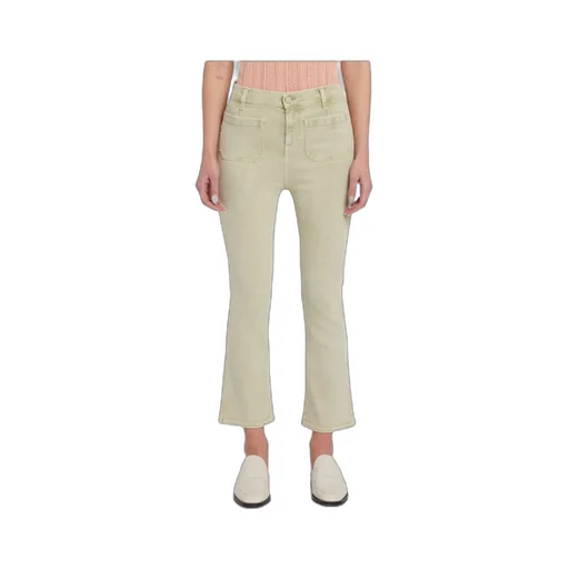 High-Rise Slim-Kick Jeans