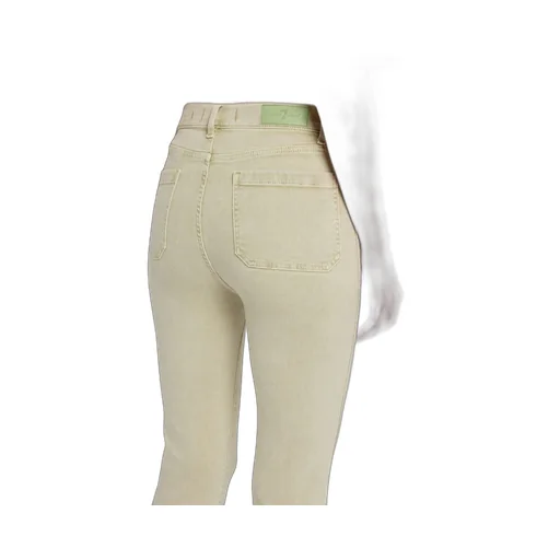 High-Rise Slim-Kick Jeans