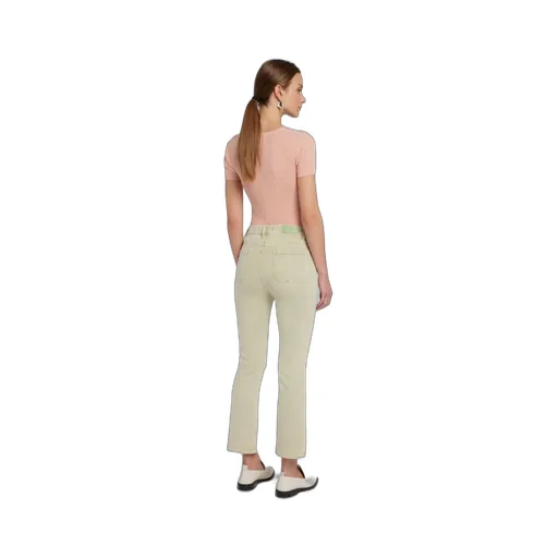 High-Rise Slim-Kick Jeans