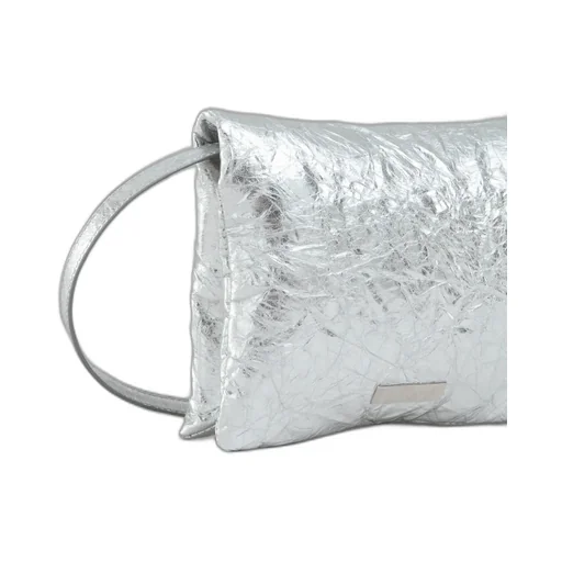 Marni Logo Plaque Metallic Effect Shoulder Bag