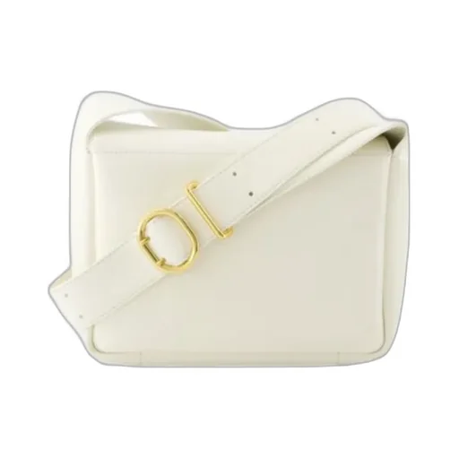 Jil Sander Logo Detailed Zip-Up Shoulder Bag