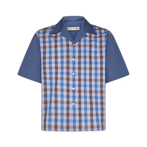 Marni Checked Short-Sleeved Shirt