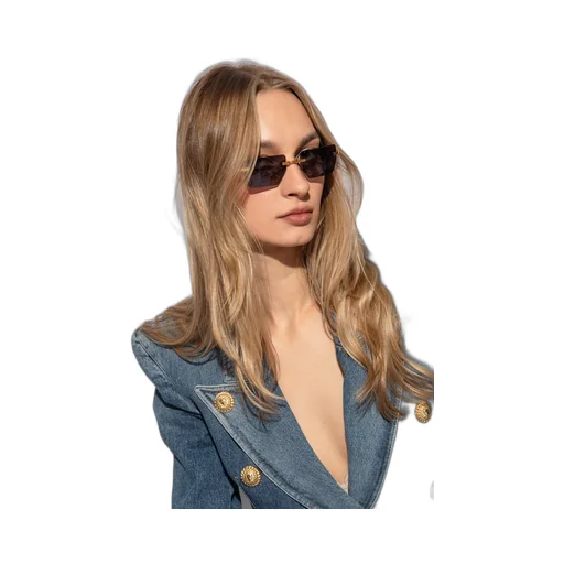 Balmain Eyewear Pierre Rectangular Frame Sunglasses