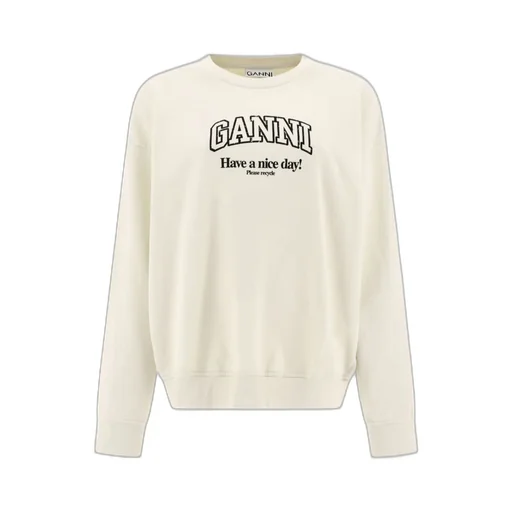 Ganni Sweatshirt With Logo