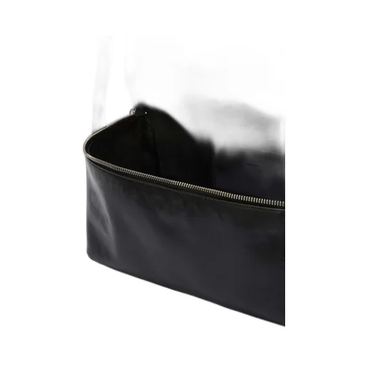 Jil Sander Logo Debossed Zipped Medium Shoulder Bag