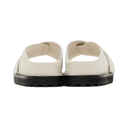 Platform Shearling Slides