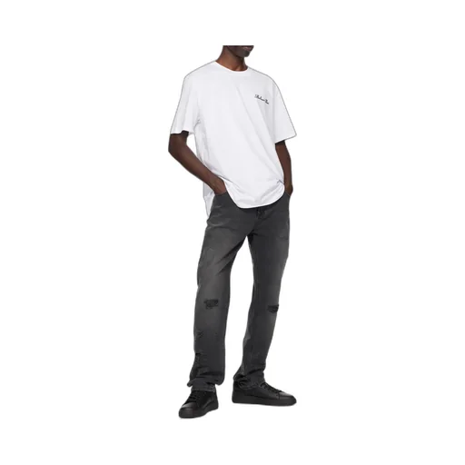 Loose T-Shirt With Balmain Signature Embroidery