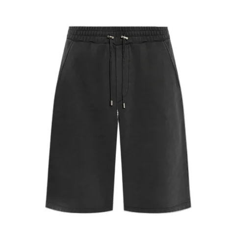 Balmain Logo Embroidered Bermuda Shorts