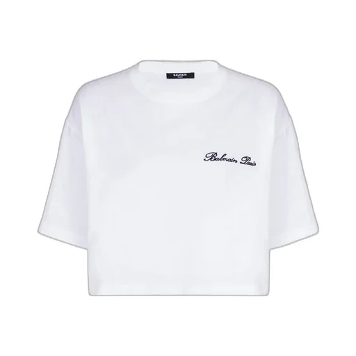 Balmain Signature Embroidered T-Shirt