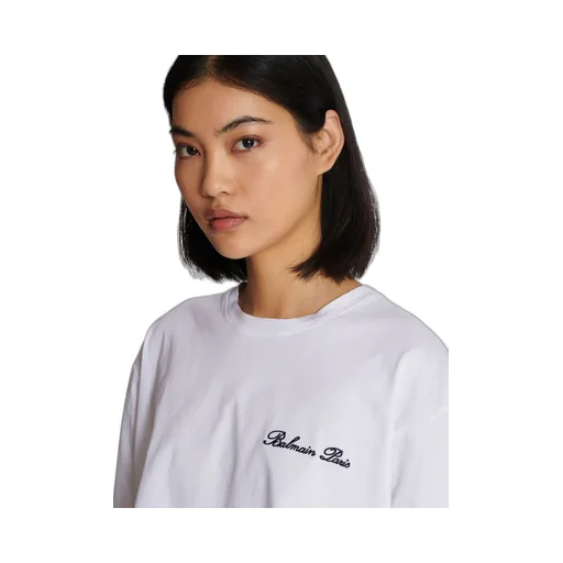 Balmain Signature Embroidered T-Shirt