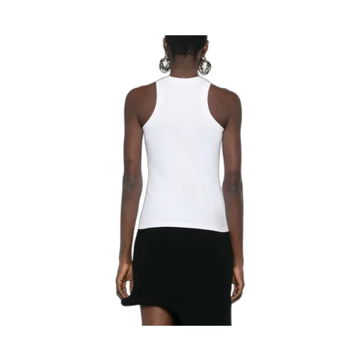 Balmain Logo Patch Sleeveless Tank Top