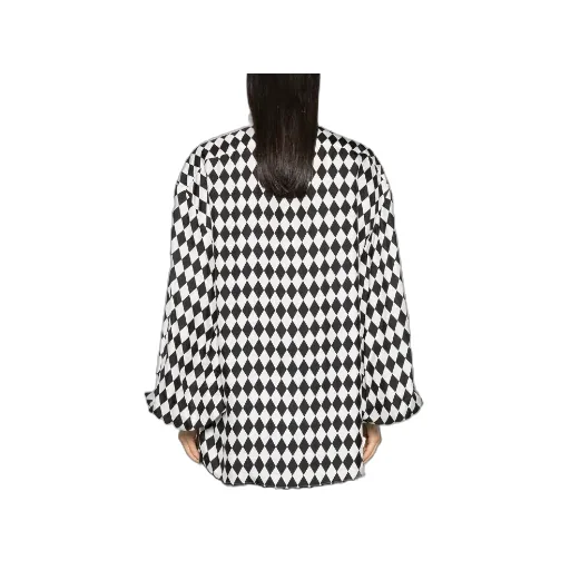 Balmain Geometric Patterned Satin Shirt