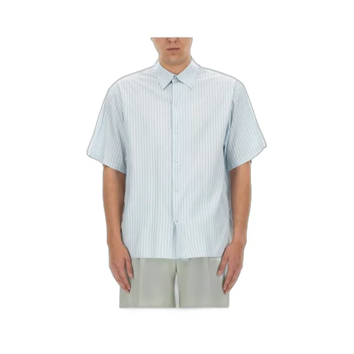 Lanvin Striped Short-Sleeved Shirt