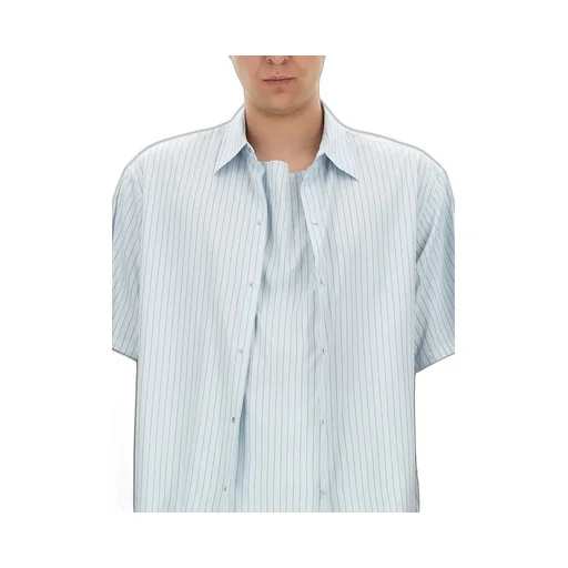 Lanvin Striped Short-Sleeved Shirt
