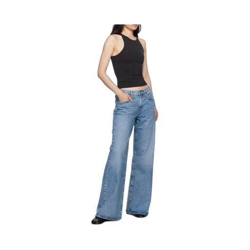 High-Waisted Wide-Leg Jeans