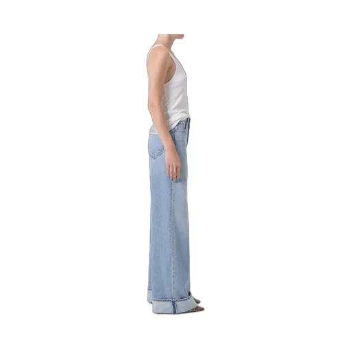 High-Waisted Wide-Leg Jeans