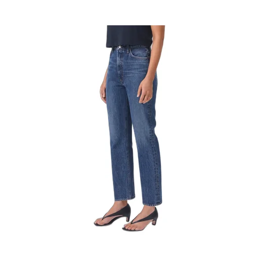 High-Waist Cropped Jeans
