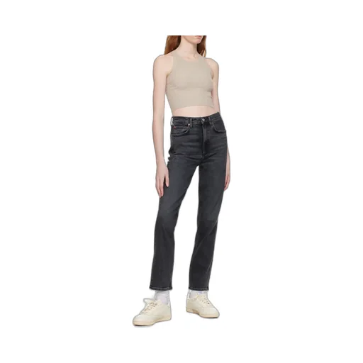 Stovepipe Straight-Leg Jeans