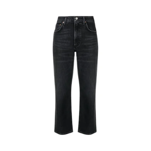 Kye Cropped Straight-Leg Jeans