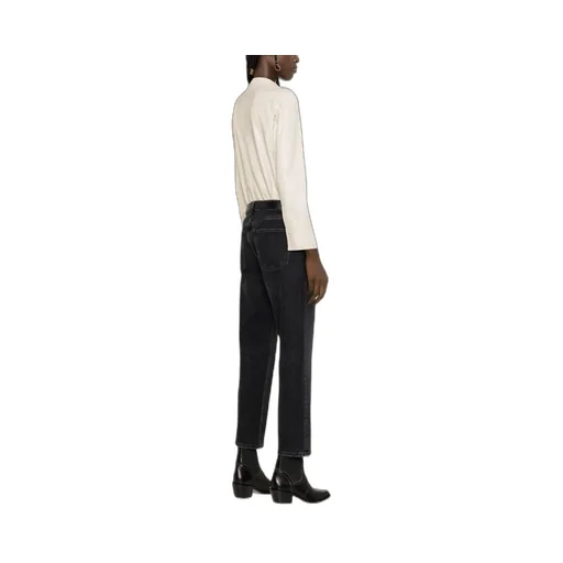 Kye Cropped Straight-Leg Jeans