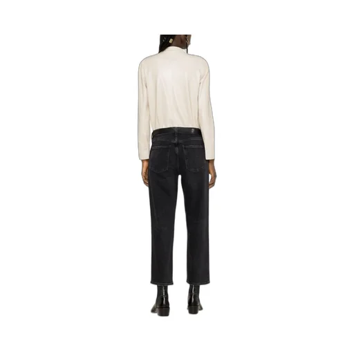 Kye Cropped Straight-Leg Jeans