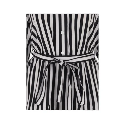 Patou Striped Shirtdress Top