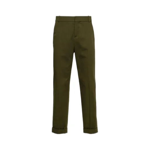 Cotton Tapered Trousers