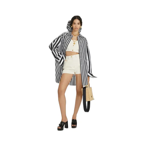 Patou Long Sleeved Striped Shirt Dress