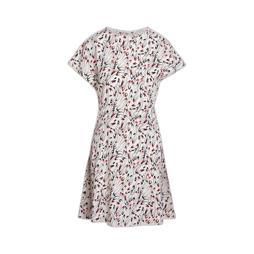 Round-Collar Short-Sleeve Dress