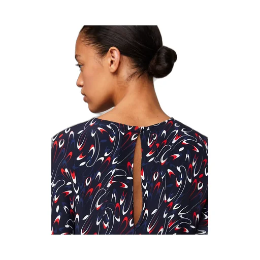 Round-Collar Short-Sleeve Dress