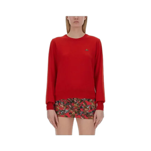 Vivienne Westwood Orb-Embroidered Crewneck Jumper