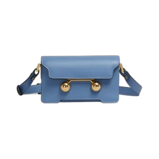 Marni Trunkaroo Foldover Top Mini Shoulder Bag