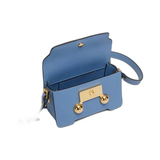 Marni Trunkaroo Foldover Top Mini Shoulder Bag