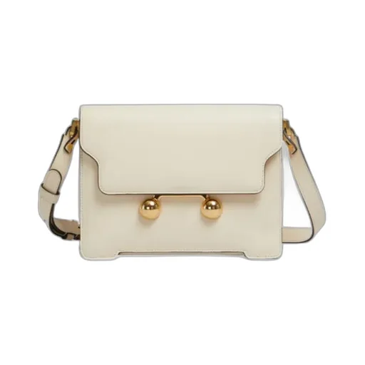 Marni Trunkaroo Foldover Top Medium Shoulder Bag