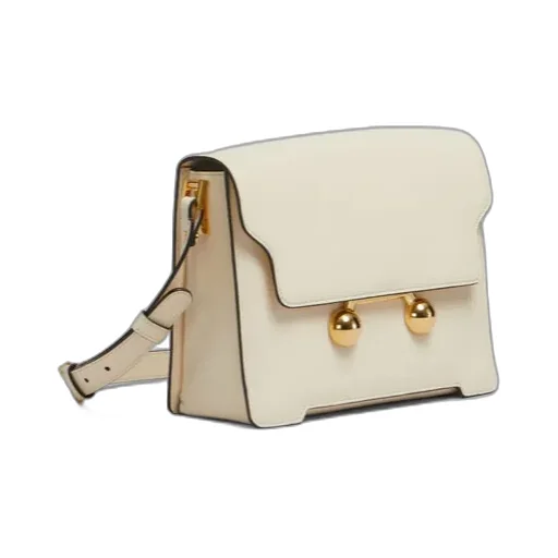 Marni Trunkaroo Foldover Top Medium Shoulder Bag