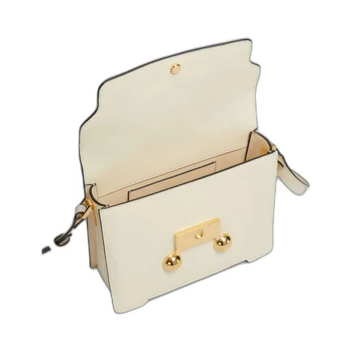 Marni Trunkaroo Foldover Top Medium Shoulder Bag